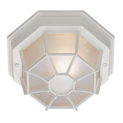 Trans Globe Lighting 40582 WH 1 Light Flush-mount in White